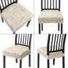SearchI Stretch Dining Chair Seat Covers Set of 4, Stretch