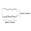 WDYJMALL Boo Shaped Cookie Cutter