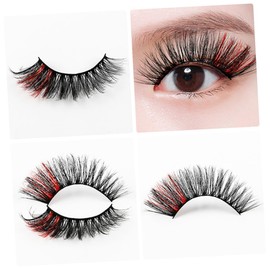 Baluue 5pairs Natural Thick Fake Eyelashes for Makeup Reusable Seamless Party Lashes for All Occasions for Weddings and Daily Use