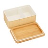 Takenaka Rat Lunch Box, 1-Tier, Bamboo Lid, Natural, 28.7 fl