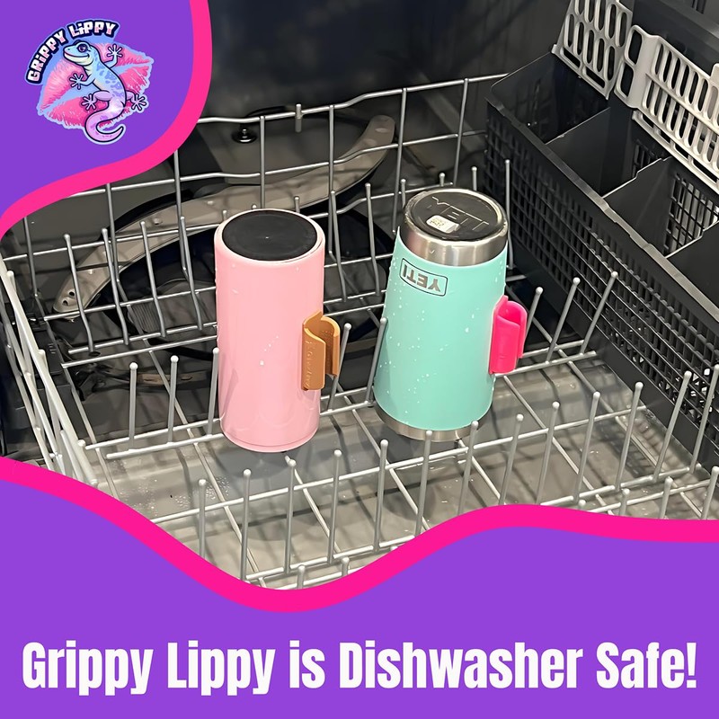 Grippy Lippy Lip Balm Holder - 2 Pack Durable Silicone