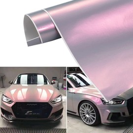 XhuangTech Chameleon Vinyl Wrap Grey to Red Adhesive Car Body Film Sticker Decal Sheet Roll Air Bubble Release DIY…