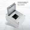 Caja Protectora para Disyuntor con Cubierta Transparente de 5 Vías