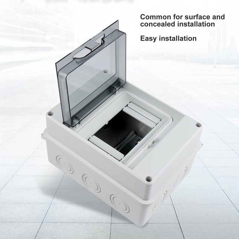 Caja Protectora para Disyuntor con Cubierta Transparente de 5 Vías