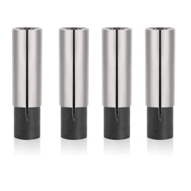 4 Pack 1/4" to 1/8" Collet Adapter, High-Carbon Steel Collet Router Converter for CNC Lathe Router Cutter Milling Bit Collet Reducer