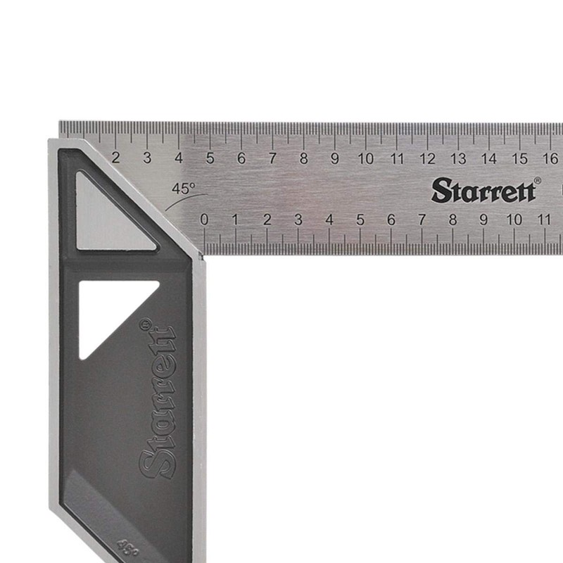 Starrett K53M-200-S Carpenters Try Square for Woodworking – 200mm Metric