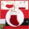 Christmas Cutlery Holders- 6PCS Christmas Tableware Covers Mini Stockings Sock