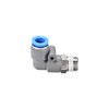sourcing map Elbow Push to Connect Air Fittings 8mm Tube