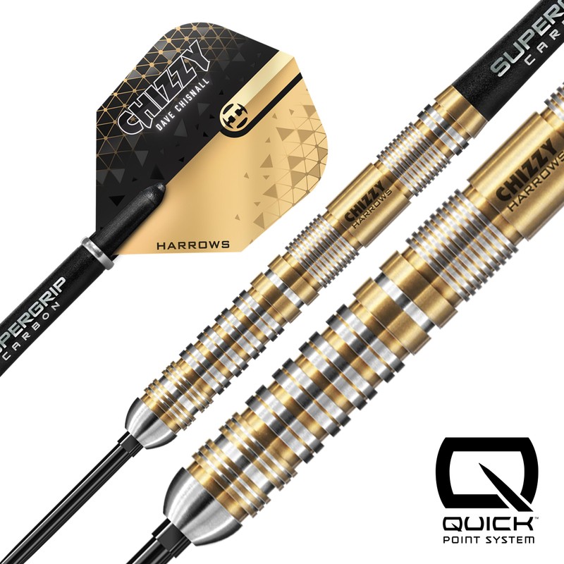 Harrows Dave 'Chizzy' Chisnall 90% Tungsten Darts Pro Player Steel