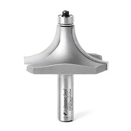 Amana Tool 49522 Carbide Tipped Corner Rounding 1 R x 2-1/2 D x 1-1/4 CH x 1/2 Inch SHK w/Lower Ball Bearing Router Bit