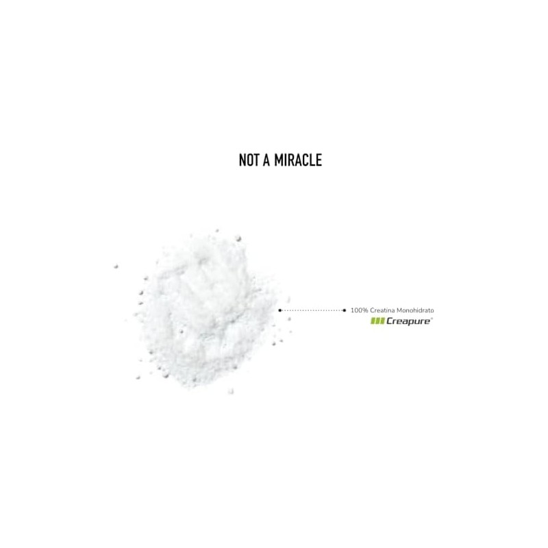 Pro Creatine Creapure® 450g, 90 Servicios Sin Sabor, Sin Rellenos,