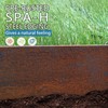 QVQE 16 Pack Cor-Ten Steel Landscape Edging with Rust Patina