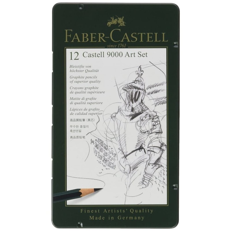 Faber-Castell 119065 – Pencil Castell 9000, Set of 12, Art