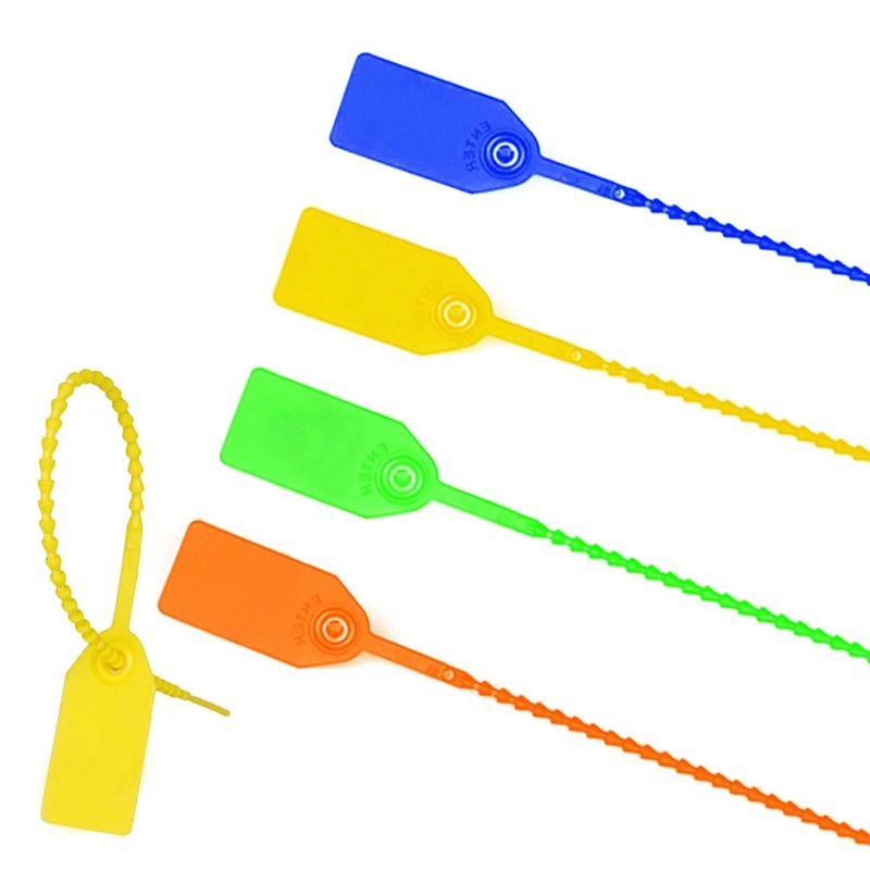 120 Pcs Security Tags Plastic Security Seals Cable Tie Labels,