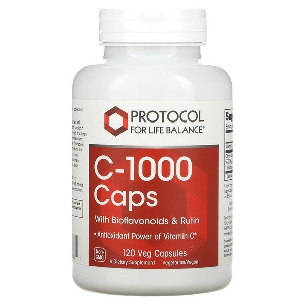 Bioflavonoid and Rutin C-1000 Veggie Capsules (120 tablets) / 바이오플라보노이드 앤드 루틴 C-1000 베지캡슐 120정
