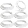 Lamp Shade Adapter Ring, White Light Socket Ring, Retaining Rings
