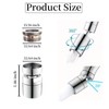 360° Swivel Faucet Aerator, Solid Brass Aerator For Sink Faucet,