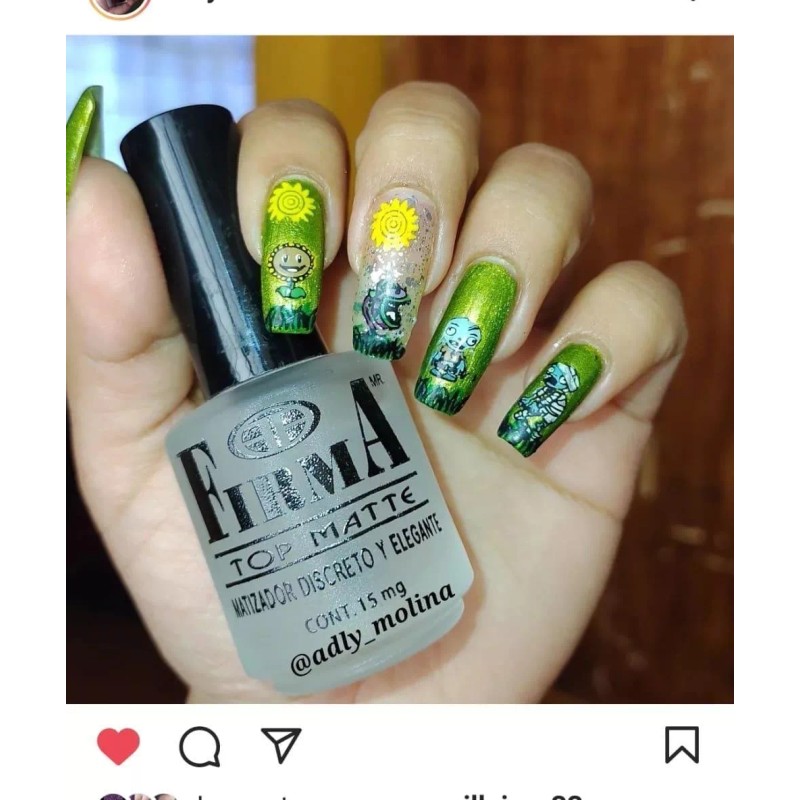 FIRMA Top Mate Para Uñas Firma