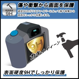 FILMEXT Protective Film for Panasonic LUMIX DC-TZ99 Glass Film (Ultra Thin Fiber), Ultra Transparent, Made in Japan