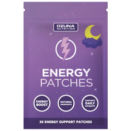 Energy Support Patches | with B-Complex Vitamins B1, B2, B3, B5, B6, B7, B9 & B12 | Vegan, Waterproof | Daytime Energy & Vitality Patch, Pill-Free, Caffeine-Free Supplement | 30 Patches