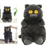 Cat Plush Toy Cute Soft Skin Friendly Fluffy Staring Short