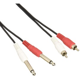 Kikutani TECH 2ch PH-1.5 Line Cable RCA (Male) ⇔ Monaural Phone (Male) 4.9 ft (1.5 m)
