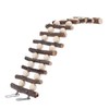 Hamster Wooden Ladder Bendable Climbing Chew Toy with Beads, Bird