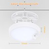 DJBoomy Rechargeable Motion Sensor Ceiling Light: Indoor LED Wireless Ceiling