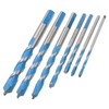 7PCS Carbide Drill Bits Straight Shank Spiral Drilling Bit Set