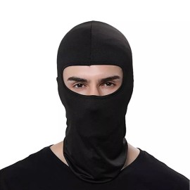 Unbranded Outdoor Ski Motorcycle Cycling Balaclava Ice Silk Full Face Mask Neck Ultra Thin