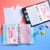 A6 Budget Binder Set - 28pcs Leather Ring Binder Notebook