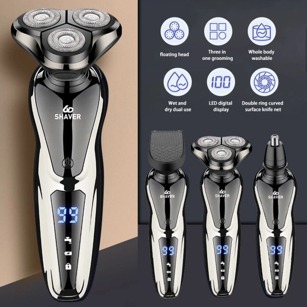 Unbranded Electric Head Shaver for Men, Wet & Dry Shaver