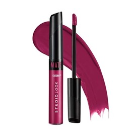 Cyzone Labial Mate Studio Look  24H de Duración, No Transfer, Color Mate Intenso y Alta Pigmentación  6 ml (BERRY PUNCH)                              