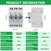 Jadeshay Dual Power Transfer Switch, GYHO9-63 Manual Transfer Switch, Load