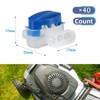 GWHOLE 3-Way Wire Connectors, 40Pcs Waterproof Electrical Wire Connectors Outdoor
