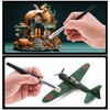 PANDAFLY Drybrush Set - 3 Sizes Hobby Detail Paint Brush