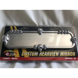 Cipa Skull Rearview Mirror -Approx. 10" (read description)