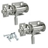 Unlorspy 2Pcs Sliding Barrel Bolt Door Lock Stainless Steel Mini