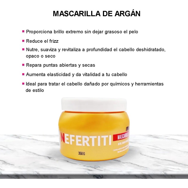 Tratamiento Y Mascarilla Cabello Seco Con Aceite De Argan