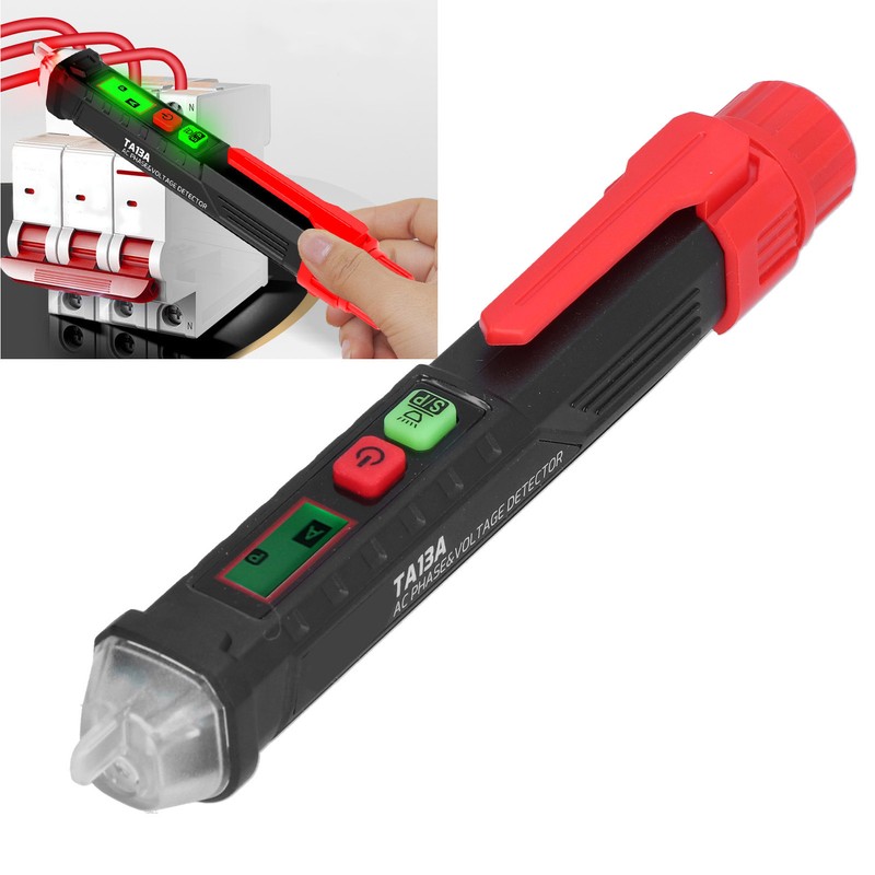 Induction Electric Pen NonContact Tester Adjustable Sensitivity 3 Phase Wire