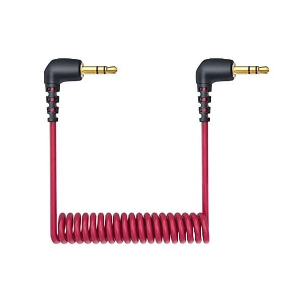 CABLEPELADO TRS to TRS Microphone Cable 3.5mm Unstretched Spiral 300cm