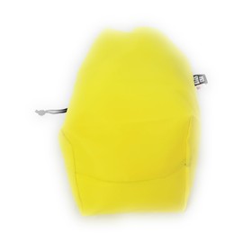 Mini Stuff Sack,drawstring Bag Square Bottom Made in USA (Yellow)