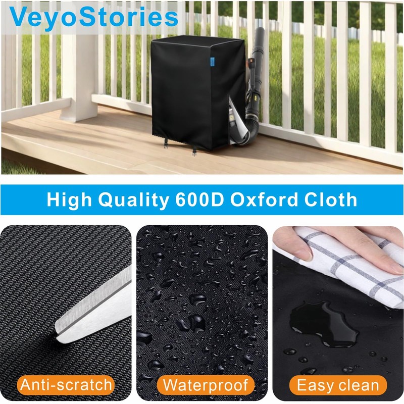 VeyoStories Heavy-Duty Backpack Blower Cover, Universal Fit for Multiple Brands