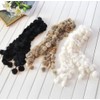 PG6 Real Rabbit Fur Scarf Warm Neck Wrap