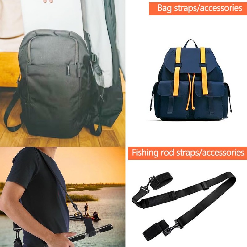 Hocansen Tri Glide Webbing Sliding Plastic Adjustable Backpack Ladder Buckle