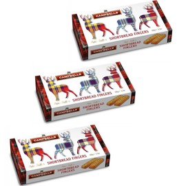 Campbells Shortbread Fingers | Scottish Pure Butter Cookies | British Snacks for Tea Time | Premium English Biscuits from Scotland | Special Occasion Cookies Treat | 5.29 Oz (Pack of 3)