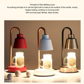 Pssopp Quemador de Cera Aromático Decorativo para Derretir Cera de Aromaterapia Eléctrica Lámpara Eléctrica de 110V a 220V Multifuncional para la Oficina en Casa