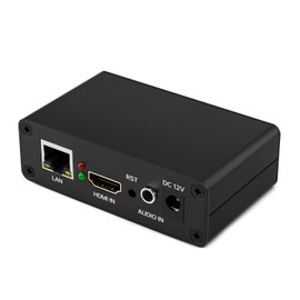 UNISHEEN Mini hdmi encoder-1080P 30FPS Support SRT,RTMP,RTSP,RTMPS,UDP,HTTP,HLS，Live Stream Broadcast for YouTube, Facebook RTMPS, Wowza, Twitch, etc. Video Encoder for Live Streaming