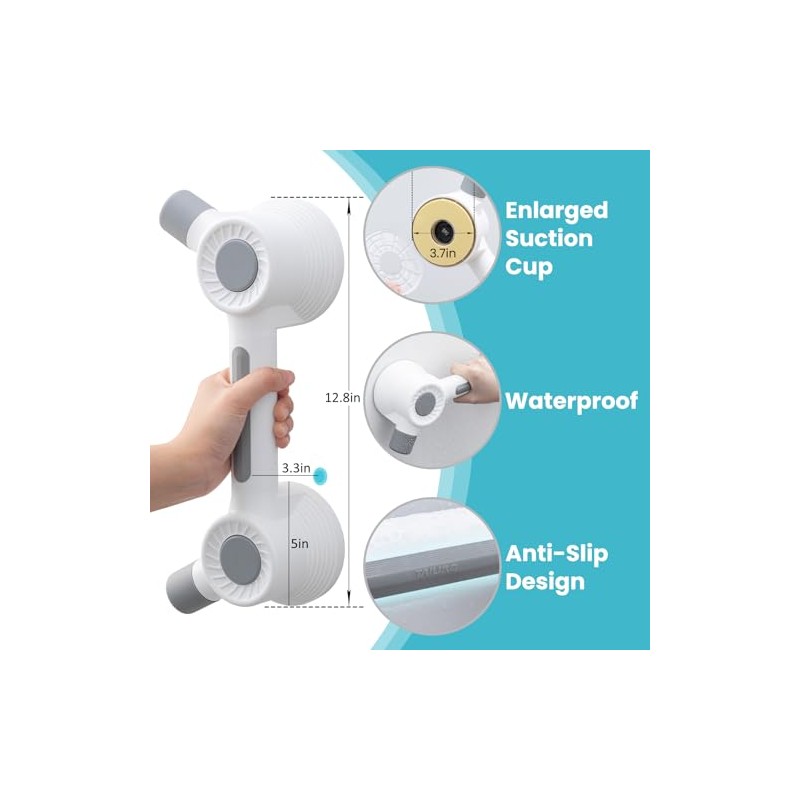 TAILI Grab Bars for Shower,Maximum 350lbs, 2 Pack Super Strong