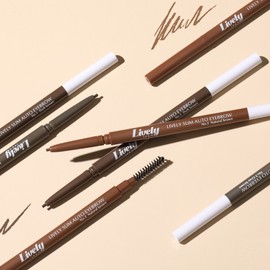 IPKN Lively Slim Auto Eyebrow (Select 1 of 3) / 1.5mm Ultra-Slim for Delicate Application / 입큰 라이블리 슬림 오토 아이브로우 3종 택1 1.5mm 초슬림으로 섬세하게